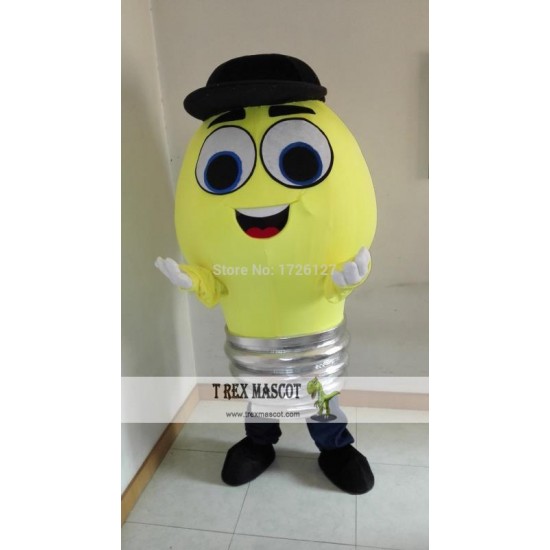 Mascot Light Bulb Mascot Costume Cartoon Cosplay Costumes