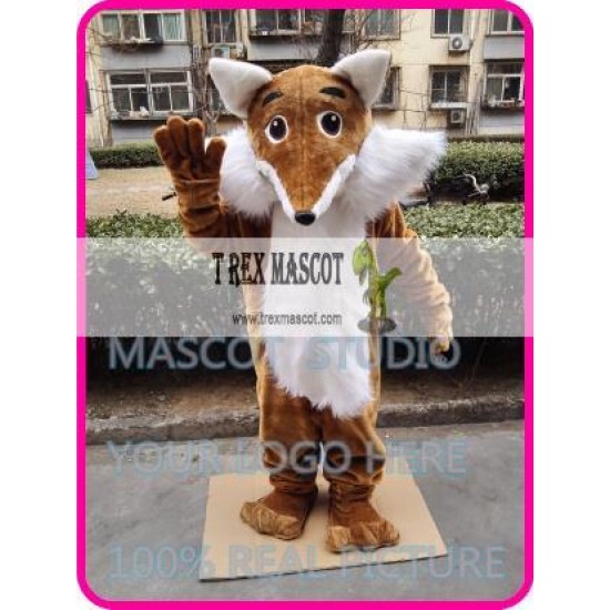 Plush Fox Mascot Costume