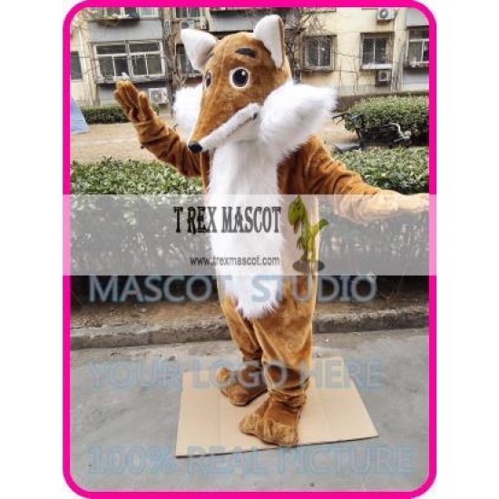 Plush Fox Mascot Costume