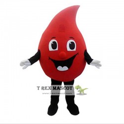 Red Drop Of Blood Mascot Costume Halloween Fantasia Mascot Costume