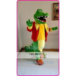 Mascot Crocodile The Aligator Gator Mascot Costume