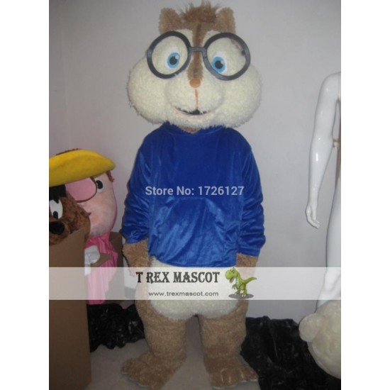 Mascot The Chipmunks Mascot Costume Cartoon