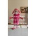 Mascot Pink Pregnant Dog Mascot Costume