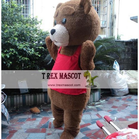 The Newized Bear Mascot Costume Teddy Bear Mascot Costume!