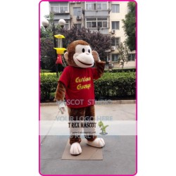 Mascot Monkey Mascot Costume Red Monkey