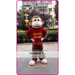 Mascot Monkey Mascot Costume Red Monkey