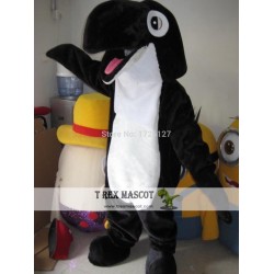 Mascot Black Whale Orca Mascot Costume