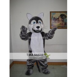 Mascot Plush Grey Wolf Mascot Coyote Werewolf Costume