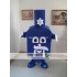 Happy Shabbat Dreidel Mascot Costume Hanukkah Chanukah