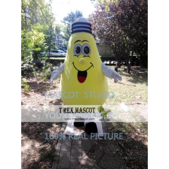 Light Bulb Mascot Costume Lightbulb Led