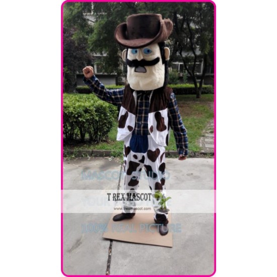 Power Cowboy Mascot Costume Cow Boy 41256