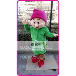 Mascot Green Dwarf Elf Mascot Costume