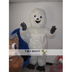 Mascot White Snowman Snow Monster Mascot Costume