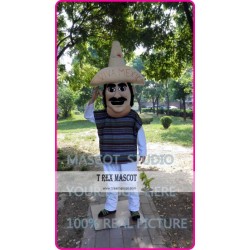 Mascot Mexican Mexico Man Indian Mascot Costume