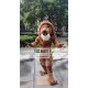 Mascot Muscle Strong Lion Mascot Costume