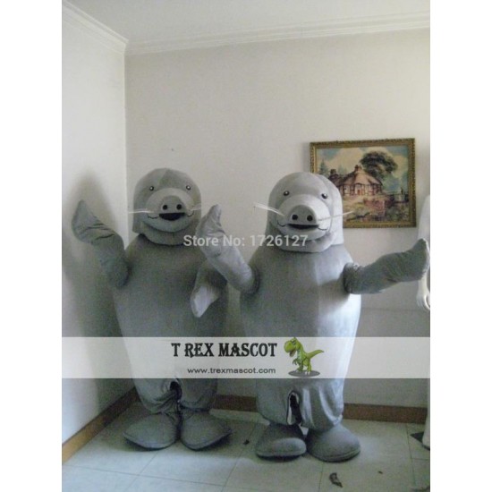 Manatee Sea Cow Mascot Costume