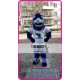 Mascot Blue Plush Eagle Falcon Hawk Mascot Costume