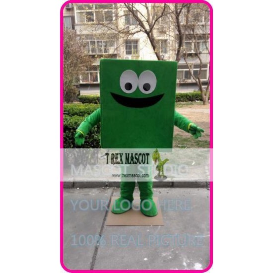 Mascot Green Book Mascot Costume Cartoon 