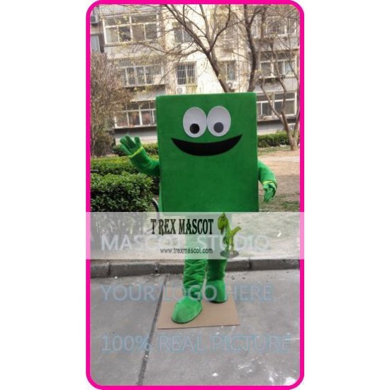 Mascot Green Book Mascot Costume Cartoon 