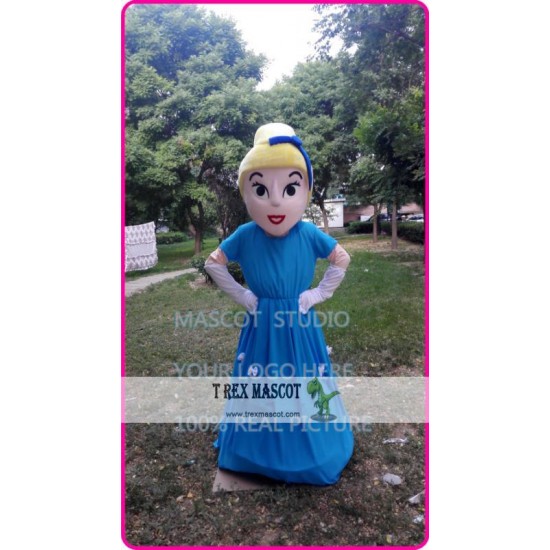 Mascot Princess Cinderella Mascot Costume