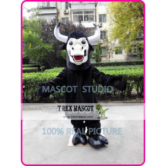 Black Bull Mascot Costume