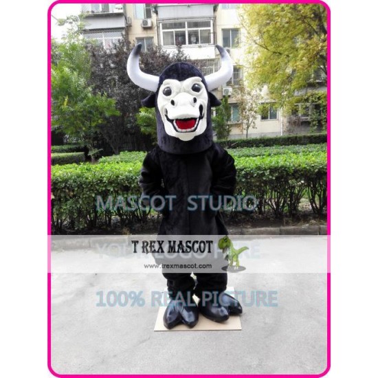 Black Bull Mascot Costume