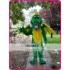 Green Dragon Mascot Costume Dinosaur