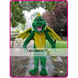 Green Dragon Mascot Costume Dinosaur