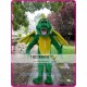 Green Dragon Mascot Costume Dinosaur