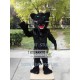 Black Panther Mascot Costume Leopard Cartoon