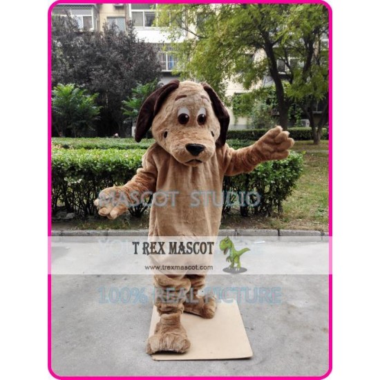 Brown Dog Mascot Costume