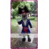 Mascot Pirate Dog Mascot Costume Grey Dog