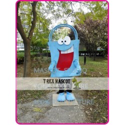 Bag Mascot Costume Blue Bag