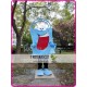 Bag Mascot Costume Blue Bag