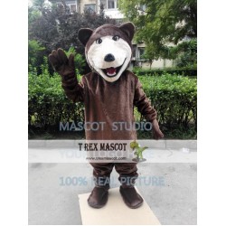 Grizzy Bear Mascot Costume Brown Bear