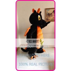 Mascot Black Dragon Mascot Dino Dinosaur Rex Costume