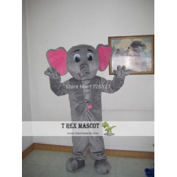 Mascot Grey Elephant Mascot Costume