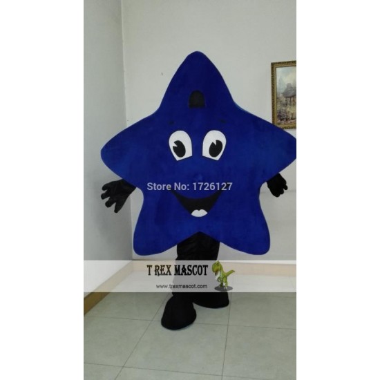 Mascot Blue Star Mascot Costume Anime Cartoon Cosplay