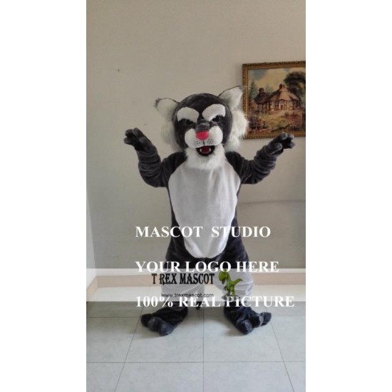 Mascot Wildcat Mascot Wild Cat Bobcat Costume Cartoon Cosplay Anime