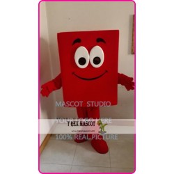 Mascot Red Book Notebook Mascot Costume