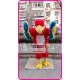 Plush Red Parrot Mascot Costume