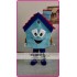 Mascot Blue House Mascot Costume