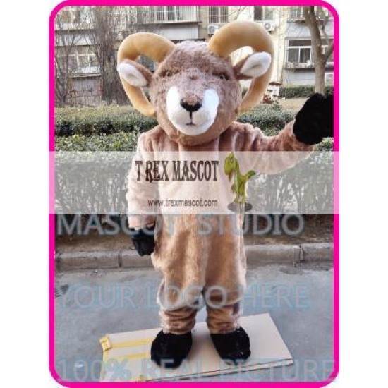 Bighorn Ram Goat Mascot Costume