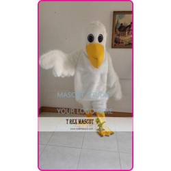 Plush Pelican Mascot Costume Cartoon