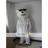 Black Glass Polar Bear White Bear Mascot Costume