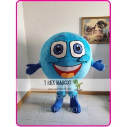 Blue Ball Mascot Costume