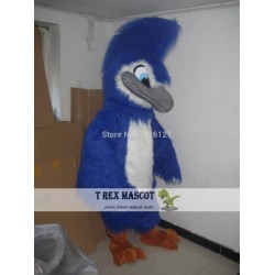 Mascot Fierce Blue Jay Eagle Mascot Costume