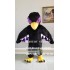 Purple Eye Eagle Mascot Hawk Falcon Mascot Costume Kit