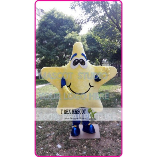 Mascot Yellow Star Mascot Costume