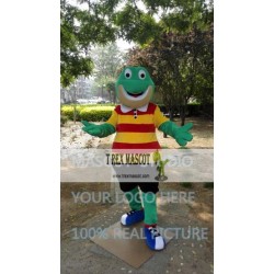 Mascot Green Frog Mascot Costume